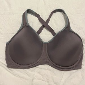 Gray Wacoal sports bra 38G